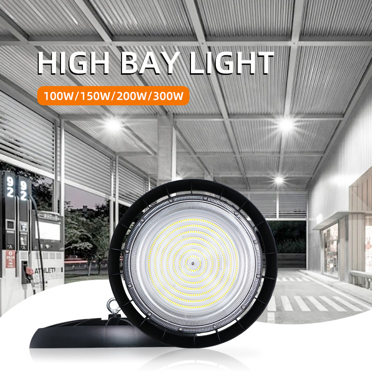 LED High Bay Light Storage light Place to be used:Special lamp for gas station, underground warehouse, indoor park 300W