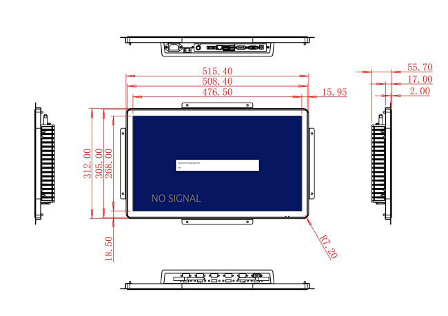 21.5-Inch Touch Screen for Digital Signage and Industrial Dashboards