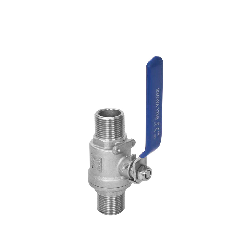 DN15-DN50 2PC Male Thread Ball Valve Stainless Steel 304 316