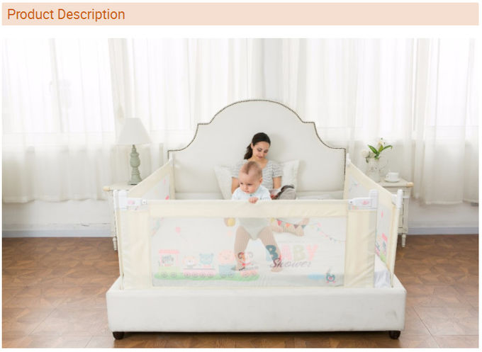 Baby Safety Adjustable Protective Bed Guard Rail Fence Baby Safety Bed Rail Guard