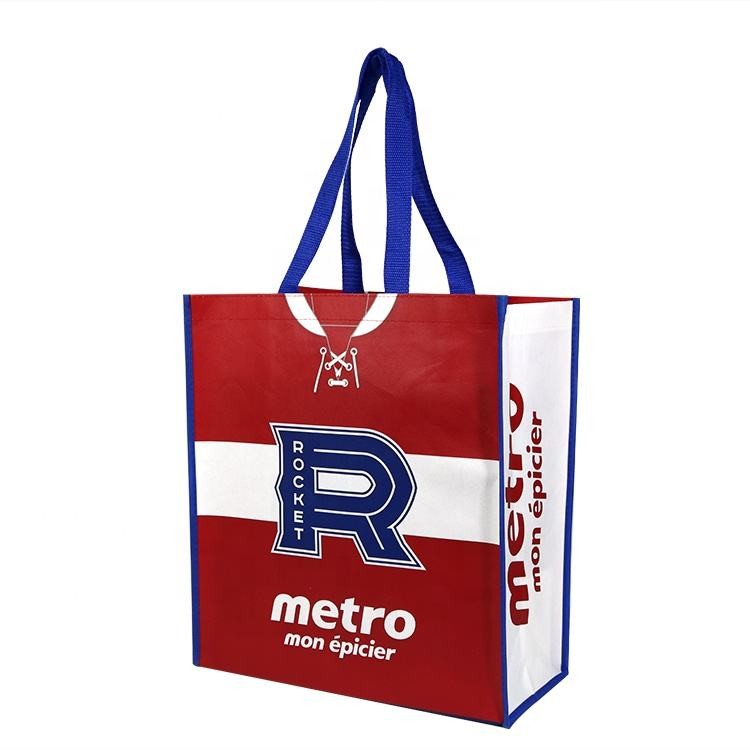 Laminated PP Woven Bag, Non-Woven Shopping Tote Bag