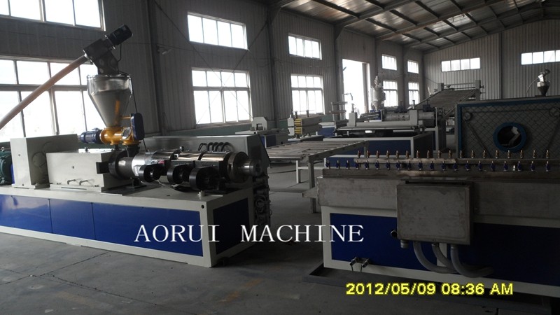 Window / Door Frame Pvc Plastic Profile Extrusion Line With Electrical Control System
