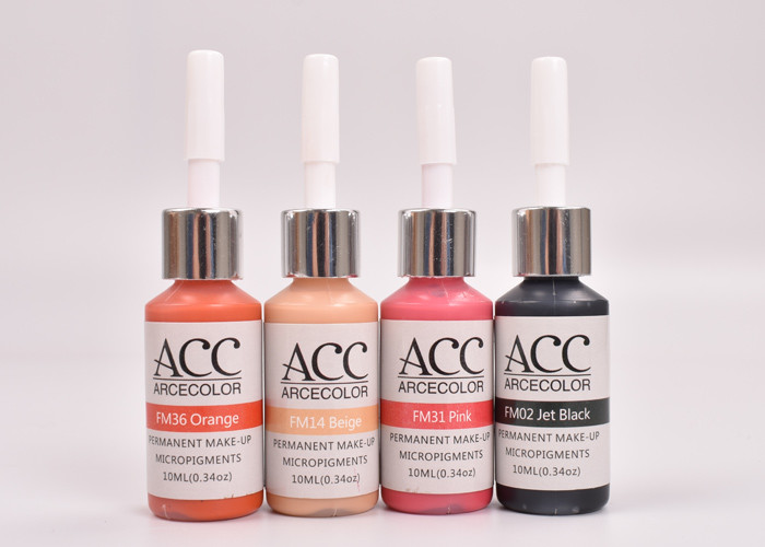 Organic Semi Permanent Tattoo Ink / Cosmetic Microblading Pigments