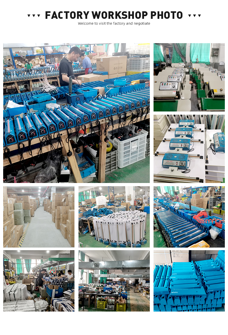 400mm Hand Foil Plastic Bags Pouch Impulse Heat Hot Sealer for Packing CE FCC Approved ABS