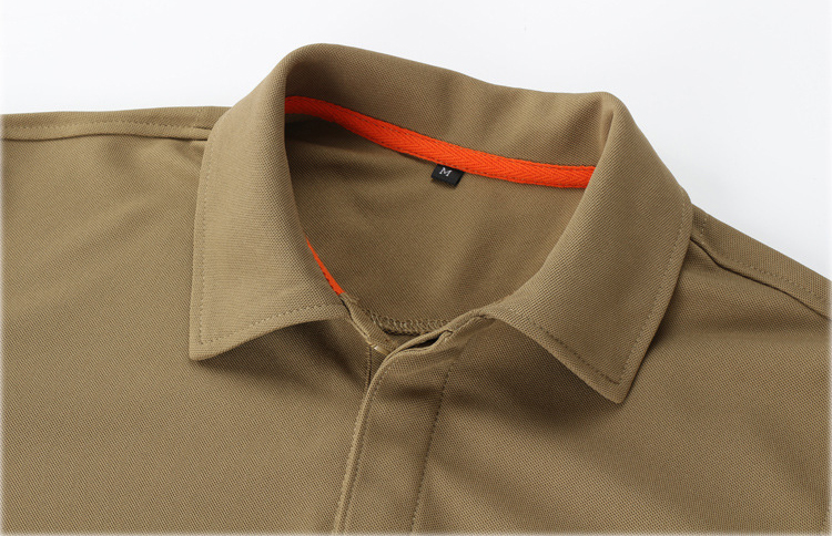 Knitted Polyester Cotton Polo T Shirts Breathable Short Sleeve For Men