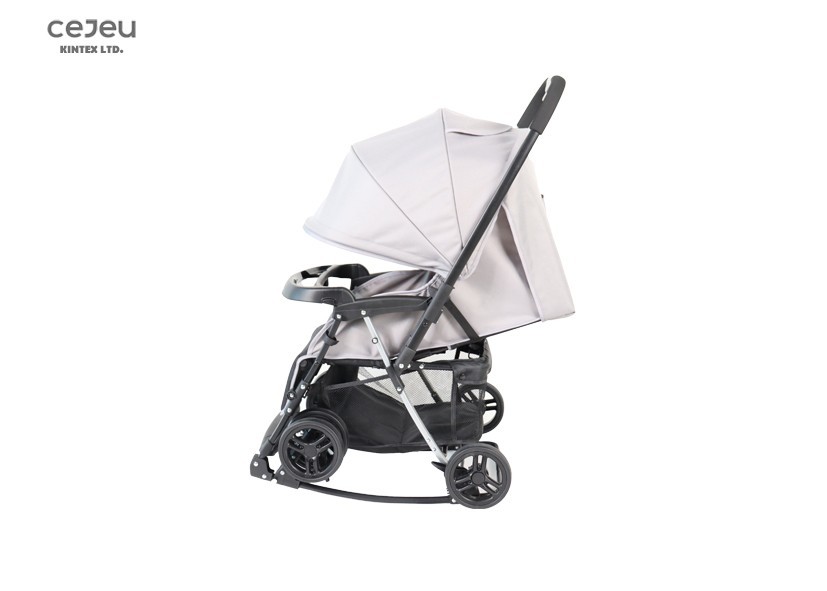 Oversize Basket Baby Pushchair Stroller Adjustable Seat Back