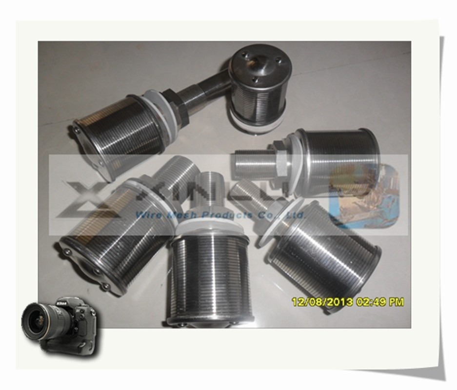 1.5 Ton Sand Water Filter Nozzles Wire Wrapped 0.2mm Slot 57mm DN