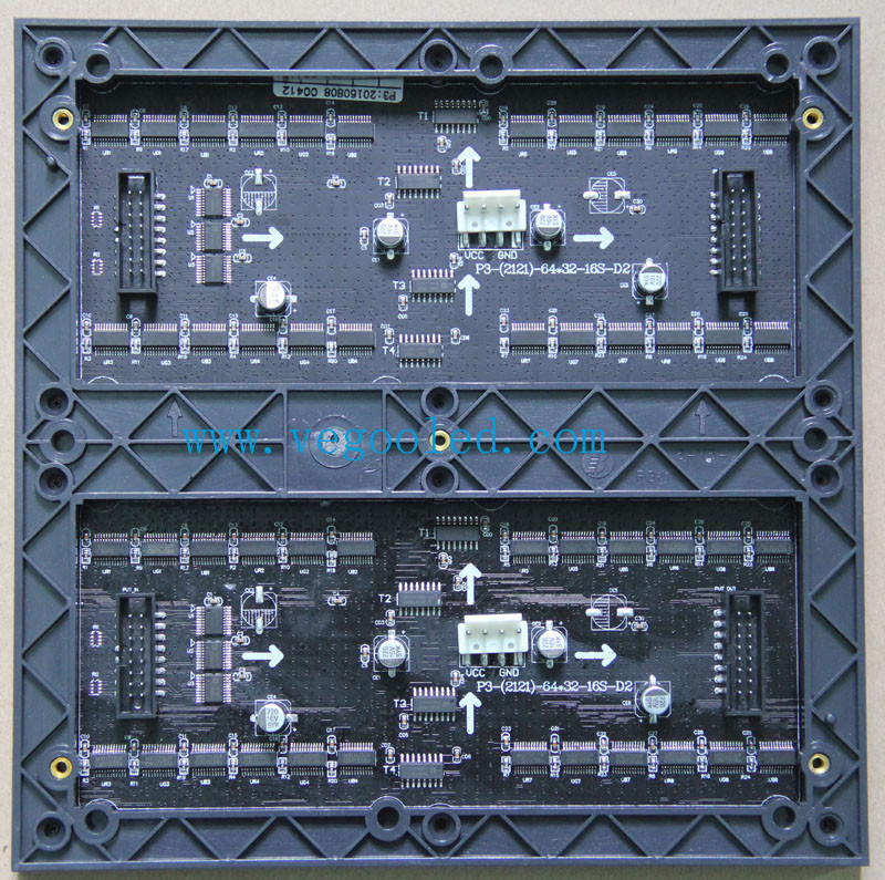 MBI5124 / ICN 2038S Indoor Led Display Panel P3 Led Video Wall 9500K - 11500K