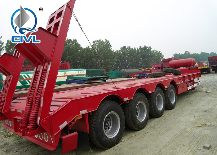 Heavy Duty CIVL Low Bed 60T Semi Trailer Trucks