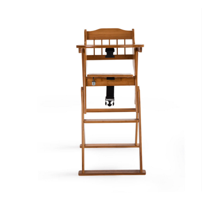 3 Gear Adjustable Height Foldable Baby Toddler Booster Seat for Highchair and Bamboo