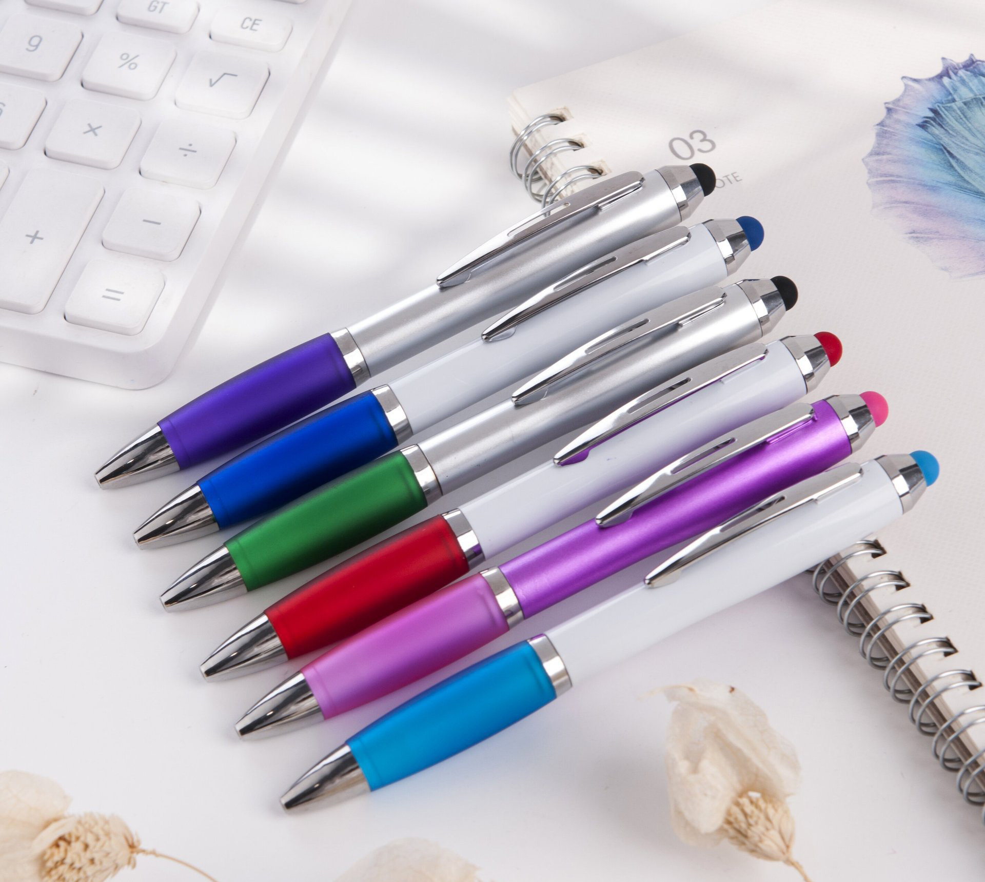 Logo Printed Ball Point Pen Customized Ballpoint Click Pens Novelty