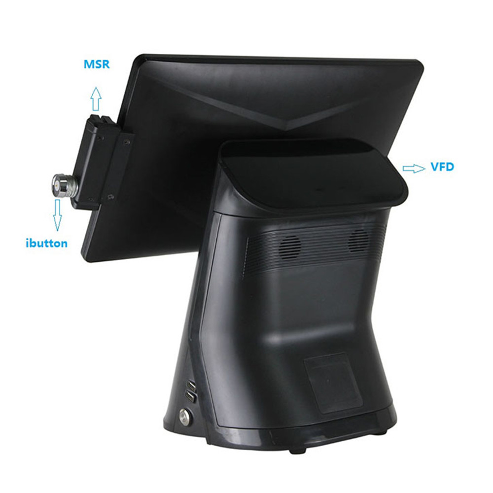 EMC certified 8G Memory Desktop Pos Machine With Thermal Printer MSR Ibutton