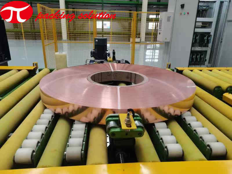 ISO9001 Copper Coil Wrapping Machine Copper Coil Strapping Machine 380V Fully Automatic