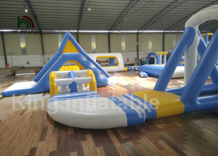 Amusement Sea Giant Hurdle Inflatable Water Parks With 2 Years Warranty