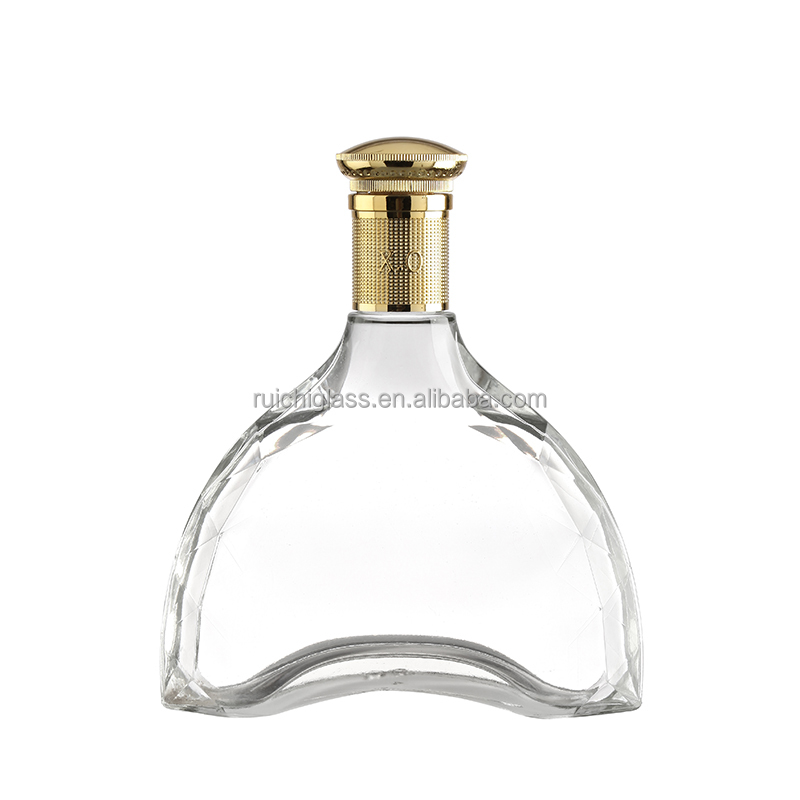 Clear Wine Glass Bottle for Spirits and Liquor Demand Product in the Market