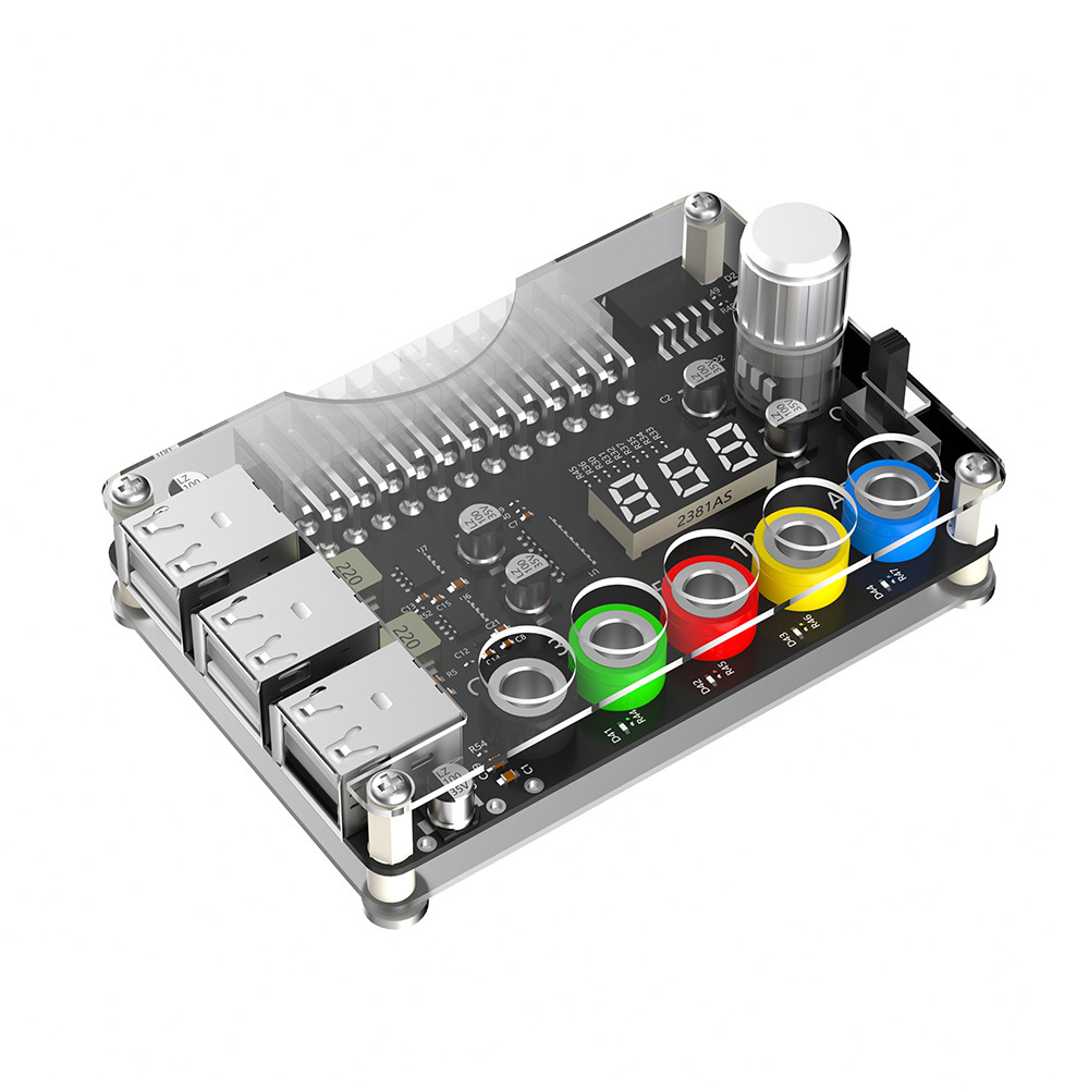 Efficiently Manage Power with ATX Power Supply Breakout Board and Acrylic Case Kit