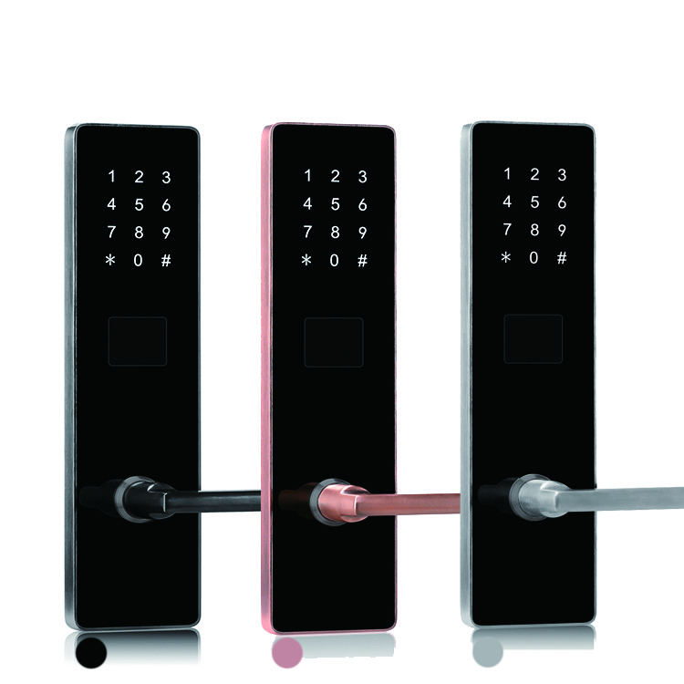 Security Code Door Handle Digital App Controlled Smart Password Door Lock For Home