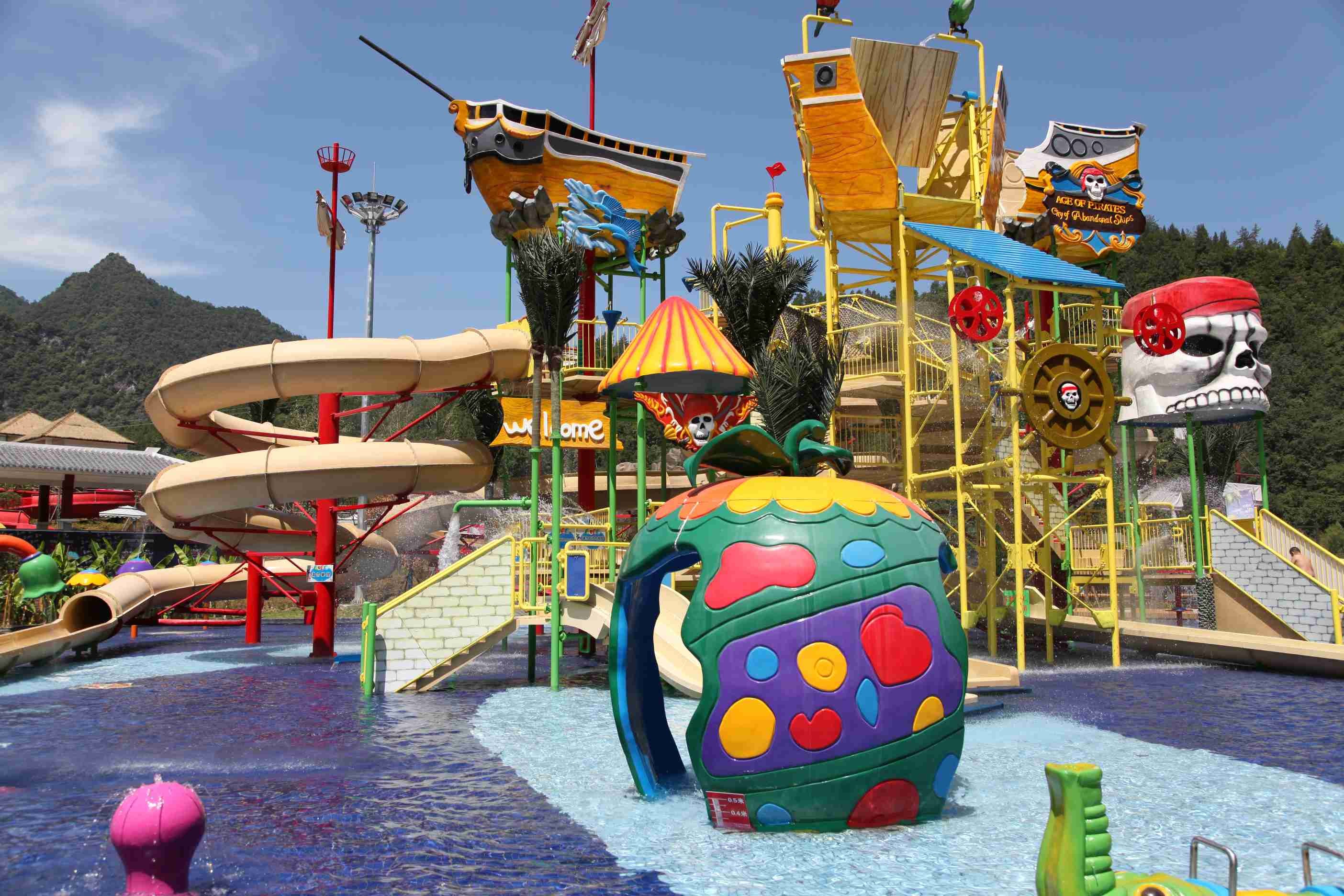Outdoor Aquatic Play Equipment , Water Spray Park Equipment For Kids