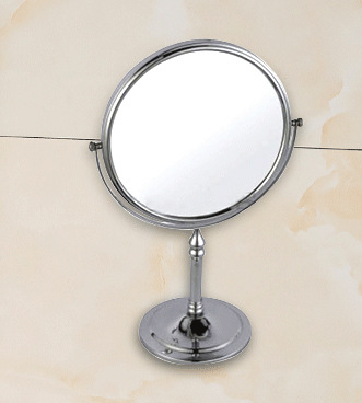 8 INCH Simple Stainless Steel Mirror decorative metal wall mounted folding makeup bath mirror