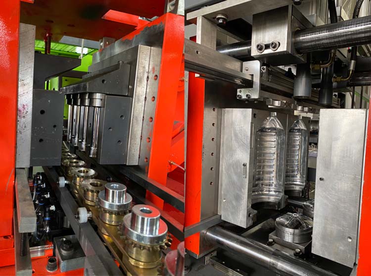 2022 Year Semi Automatic Plastic Bottle Making Machine for Beverage Cosmetic Oil Water