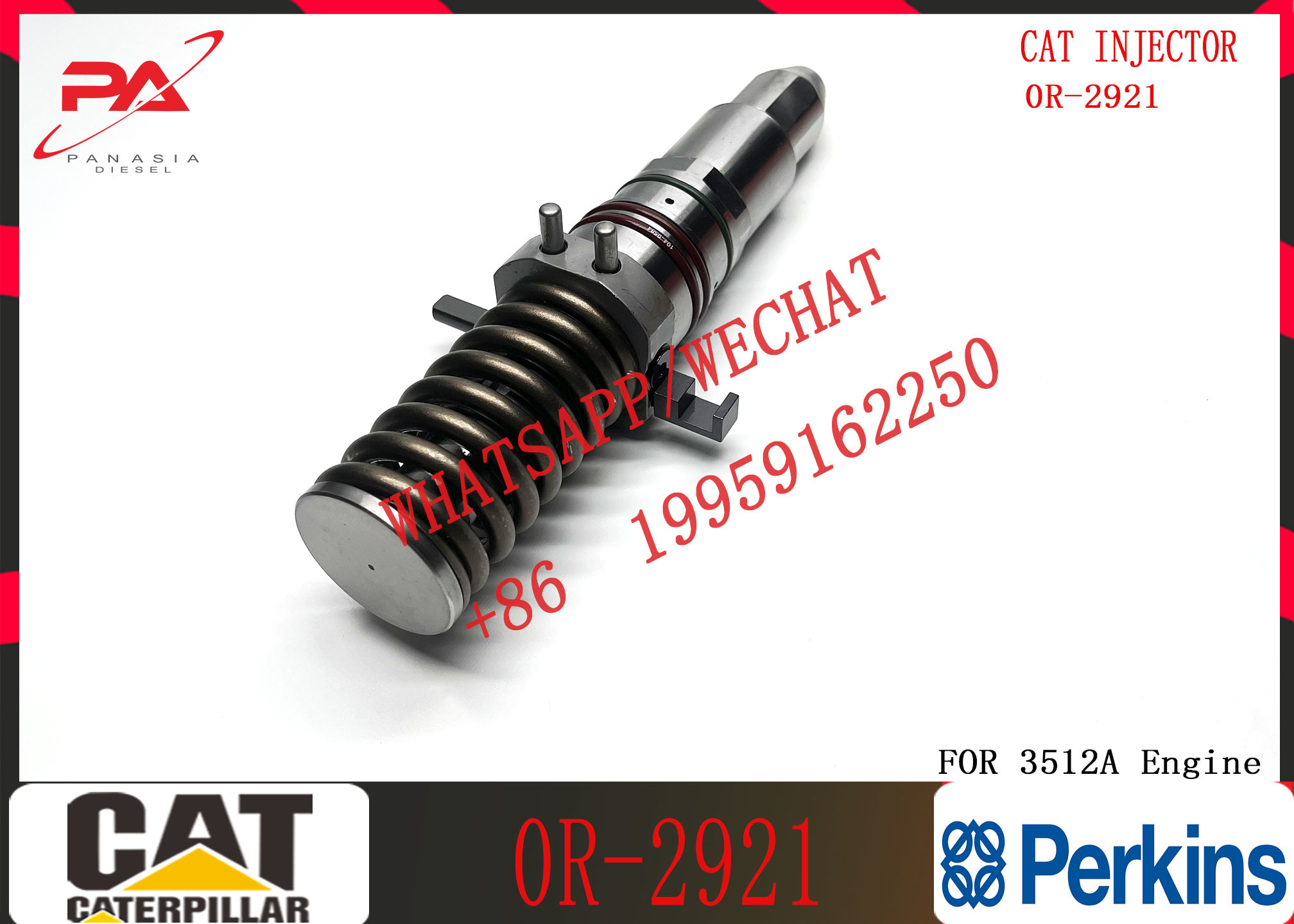 Fuel Injector 4P-9076 0R-2921 6L4360 111-3718 224-9090 7E-6408 4P-9075 4P-9076 4P-9077 for CAT3512A Engine
