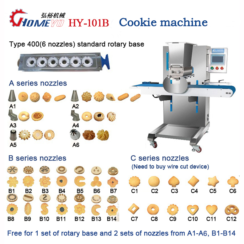 Easy Operation Design Automatic Small Cookie Depositor Mini Biscuit Ball Making Machine