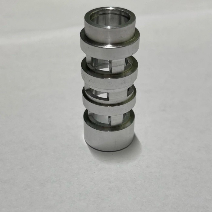 CNC Machined Steel Hydraulic Valve Sleeve 40Cr 42CrMo 20CrMnTi SUJ2 Fluid Control Components