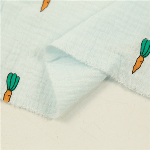 Reusable Washable Printed Muslin Fabric Soft Fabric Reactive Printed Sewing Material