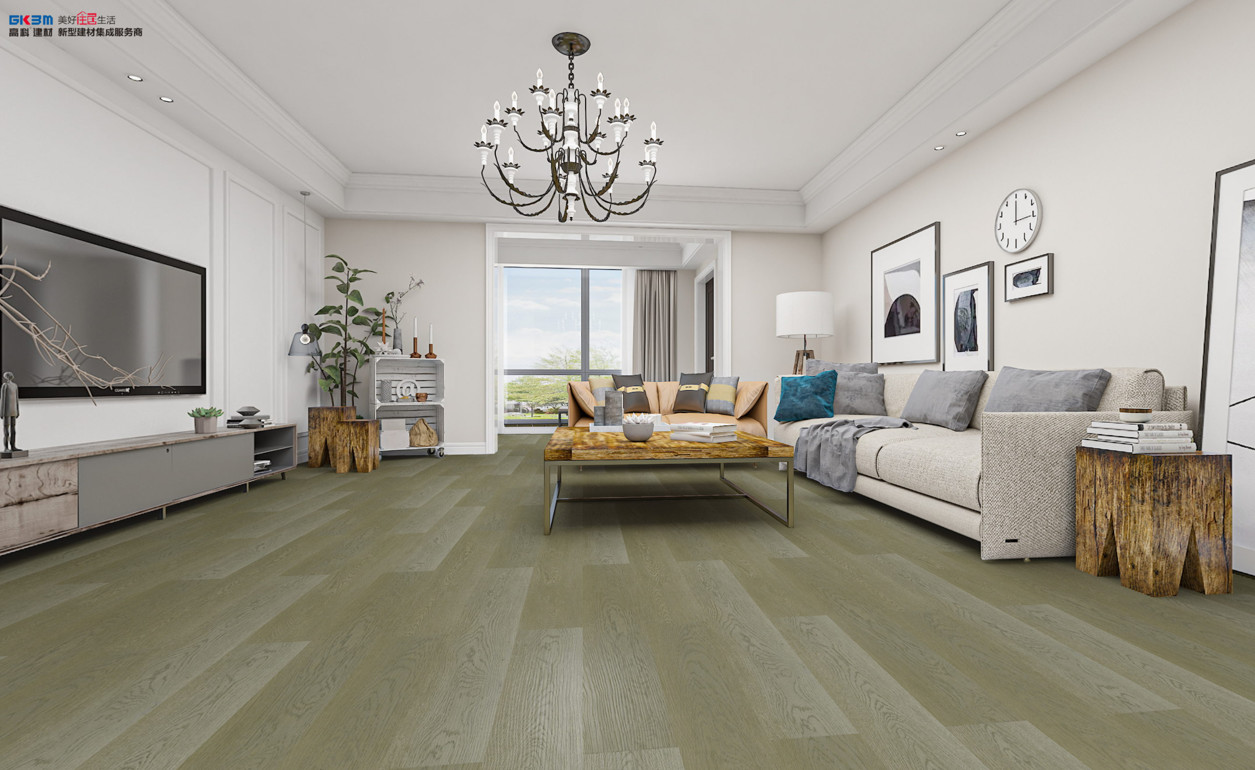 Unilin Click Wood Look 5mm SPC Vinyl Flooring Eco Friendly GKBM Greenpy LS-W030