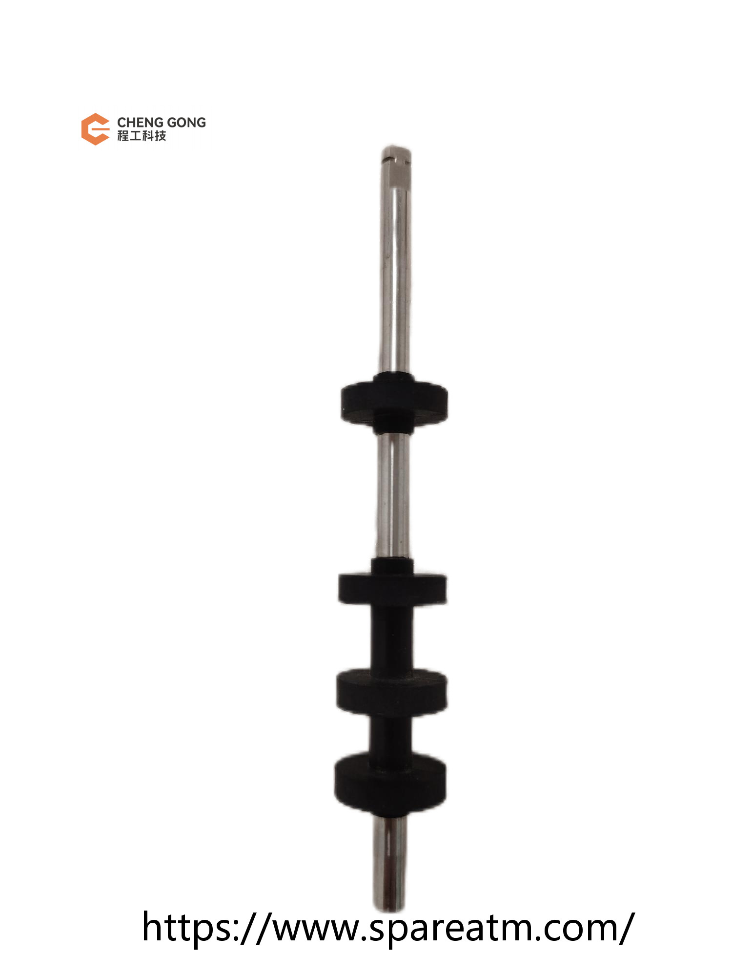 49-221808-000F-02 Atm Machine Parts Diebold Nixdorf ESC RL Chest Transport Rubber Covered Shaft 2