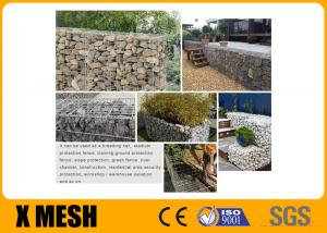 China 5mm Gauge Silver Galfan Welded Mesh Gabion Baskets For Architectural Cladding on sale