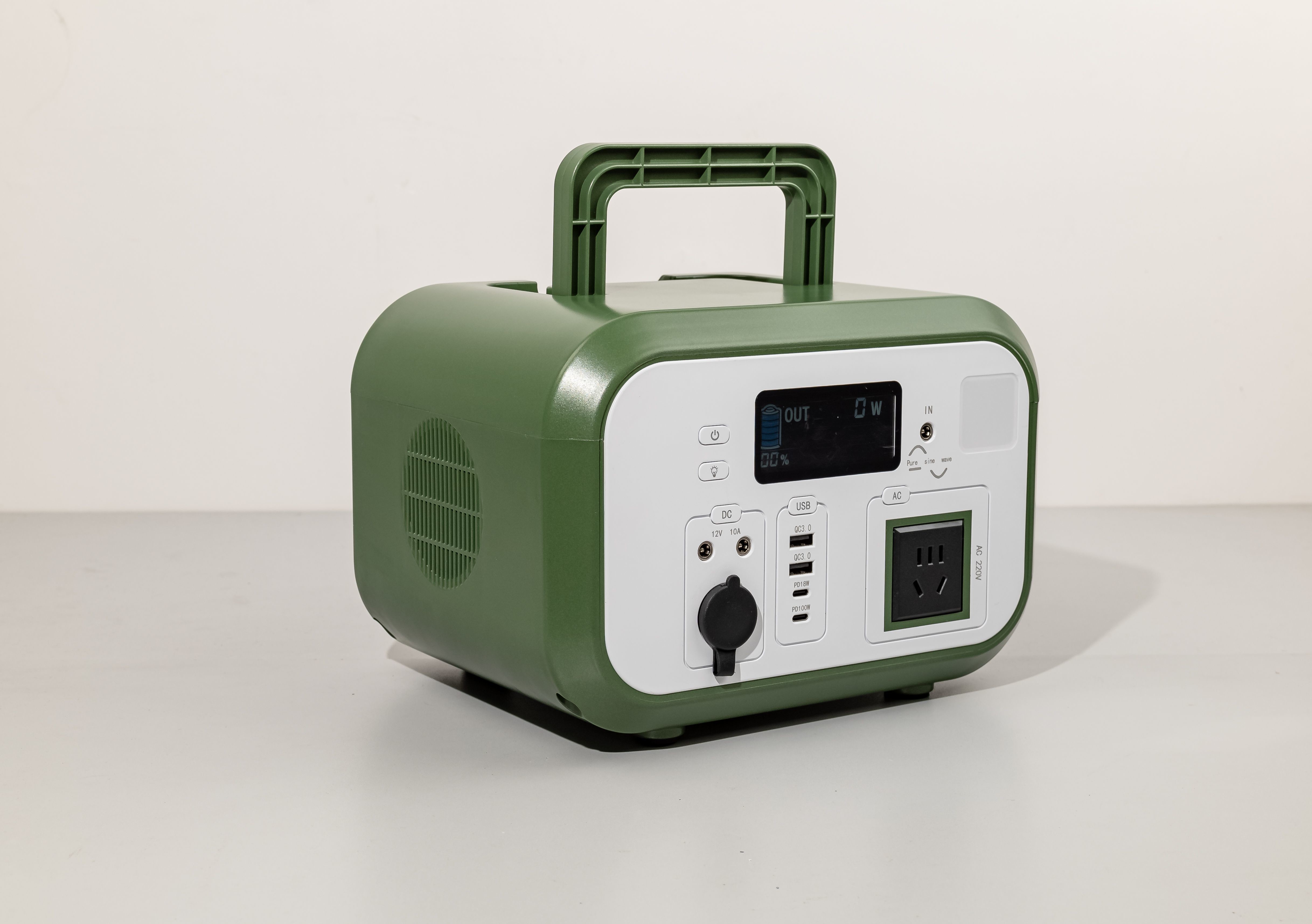 High Efficiency 600WH Solar Portable Power Station 220V Pure Sine Wave AC Outlets With App For Home Backup System