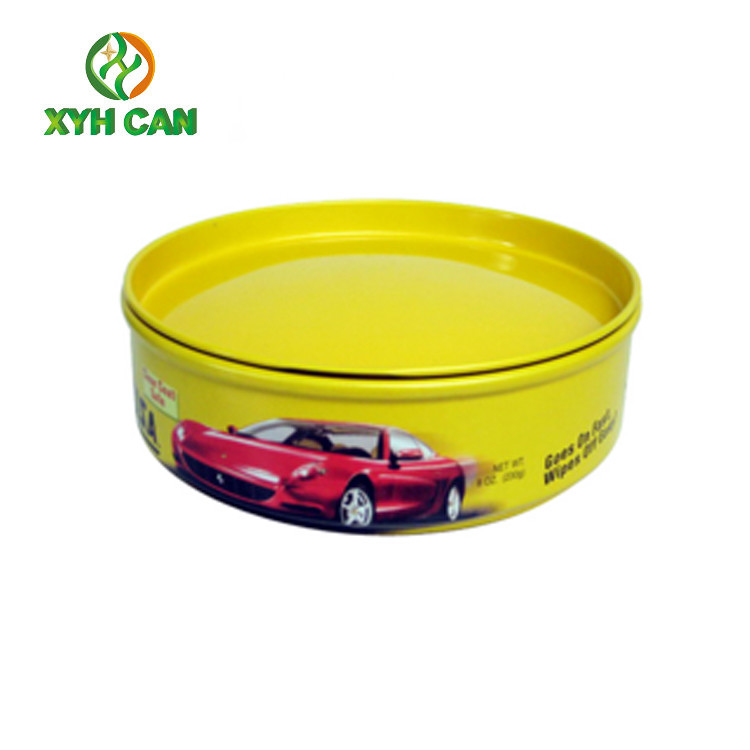 PMS Tinplate Empty Metal Cans CMYK Offset Recyclable For Car Wax Products