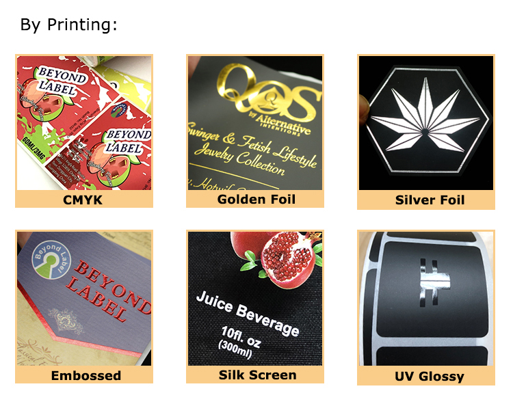 Oil Resistant 10ml Vial Labels , 6cm Wide Vinyl Bottle Labels