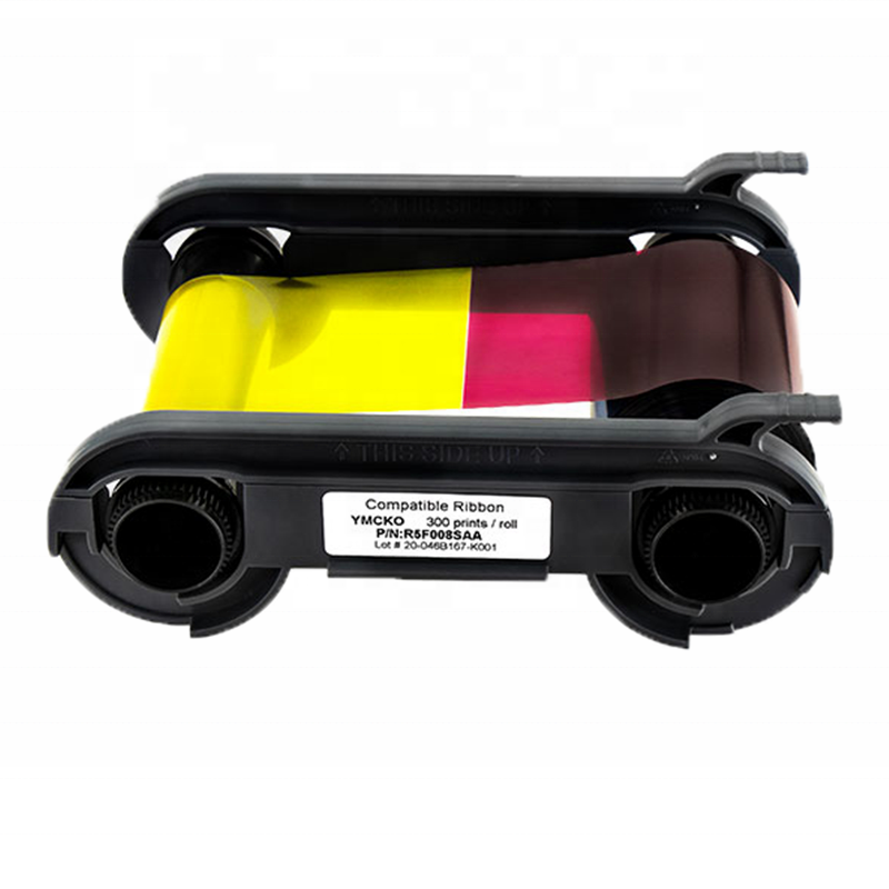 Evolis R5F008SAA YMCKO Ribbon for Primacy Zenius Card Printer 1 Color Print Speed 30 Days