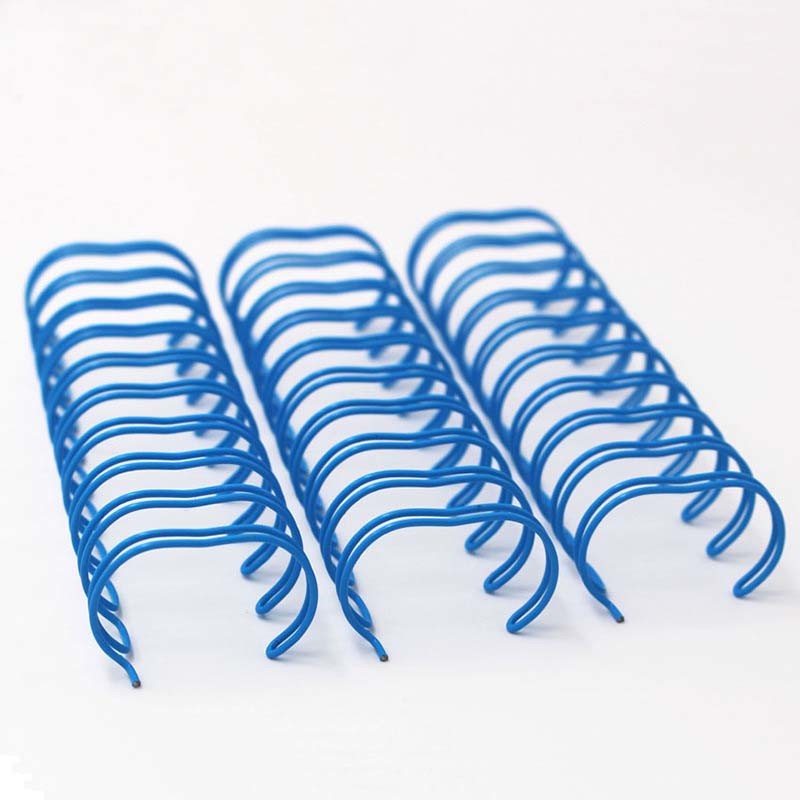 Metal Spiral Book Double Loop Binding 34 Loops Electroplated