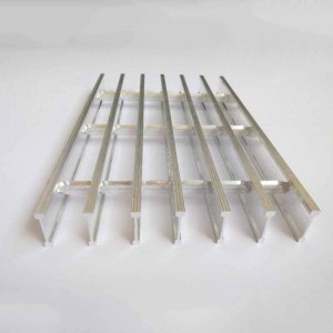 Oxidation Swage And I Bar 6063 T6 Aluminum Grating For Driveway