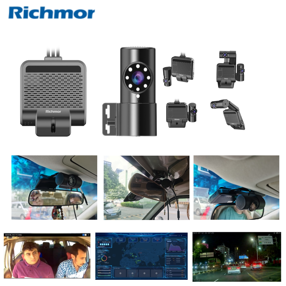 WIFI 4G GPS AHD DVR Car Black Box With 1080P 720P Resolution And H.265 Compression