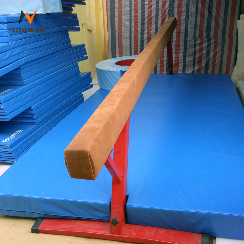 Gymnastics Gym Exercise Equipment Balance Beam And Mat For Home 400*10*80-120cm