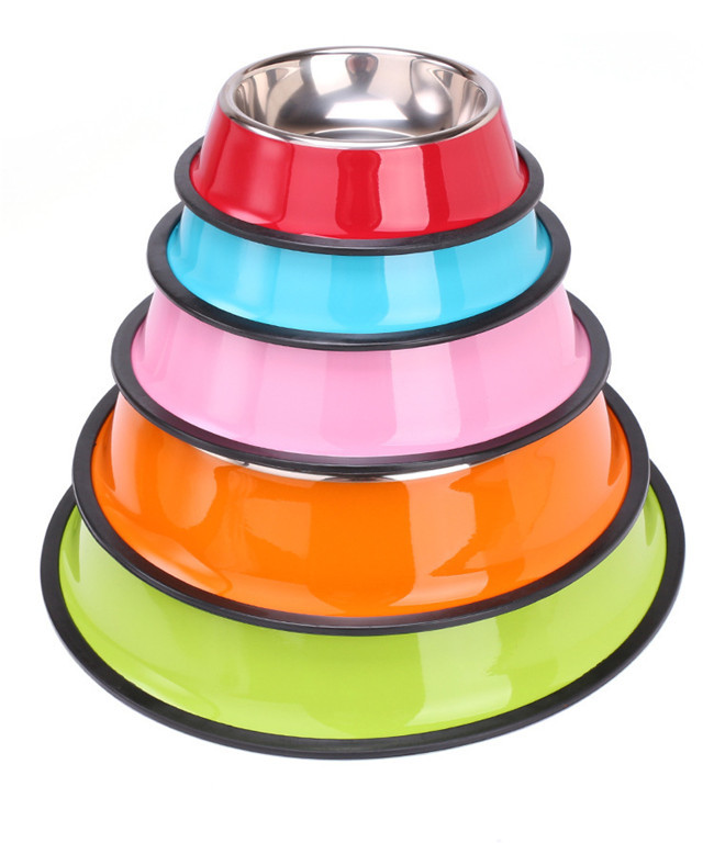 LOGO Printing 200ml Non Spill Dog Bowl 15.2cm Rubber Food Bowl