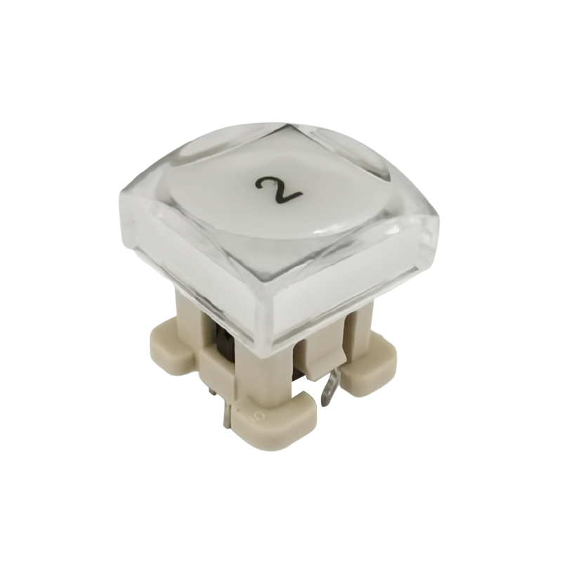 IP40 Momentary DIP Backlit Push Button Switch 30mA 30VDC