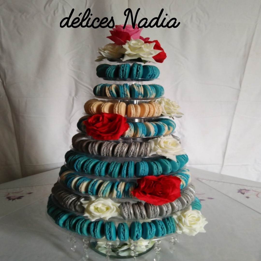 13 Tier large Plastic Macaron Packaging White 62cm Wedding Cupcake Stand