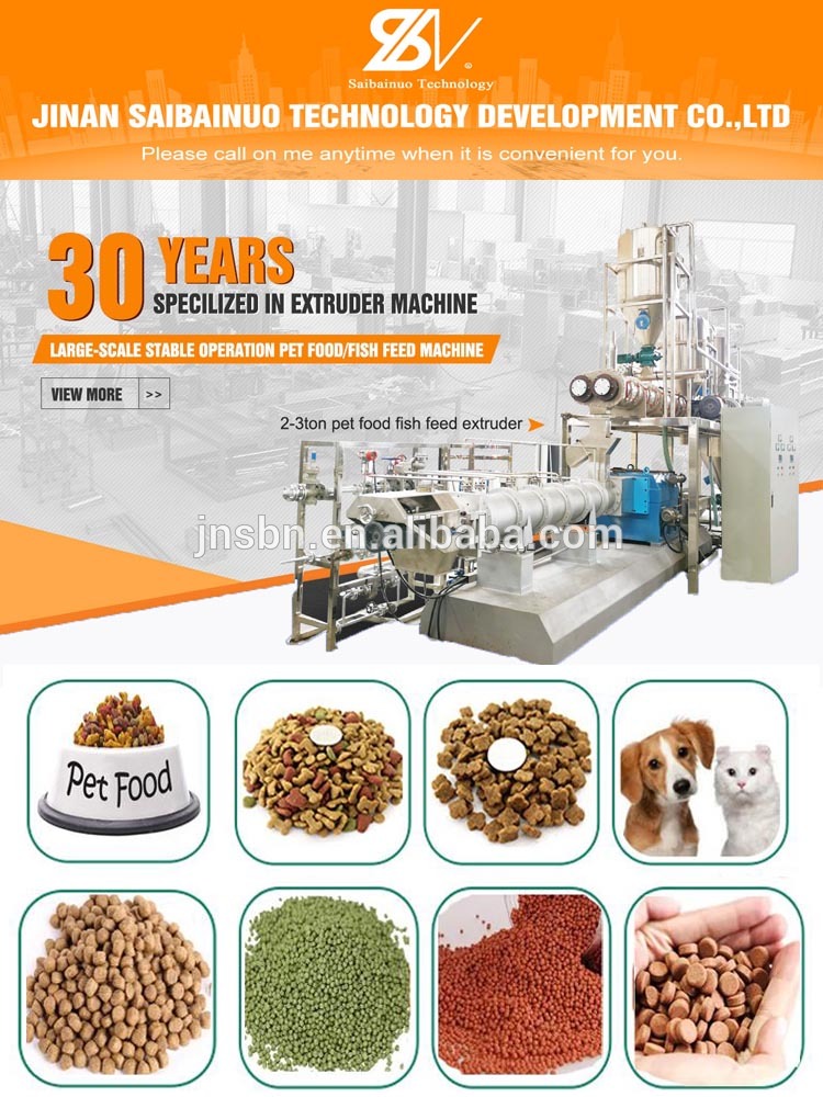 Cat food Making Machine / Cat Food Pellet Making Machine SGS Certification