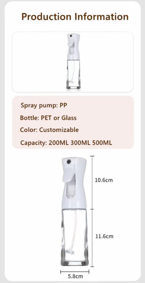 500ml Plastic Continue Sprayer Pet Bottle with Clip Locked