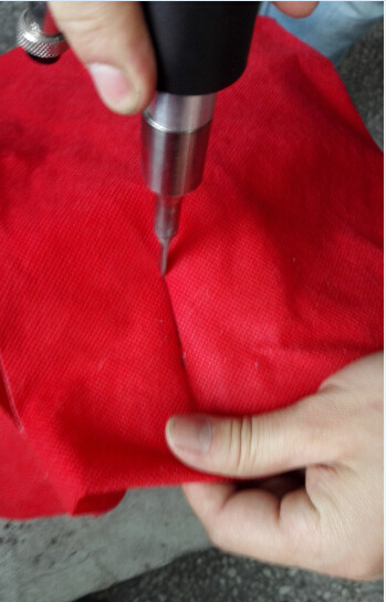 Auto Hand Held Ultrasonic Spot Welding Machine For Non woven Fabric Sewing / Clothing