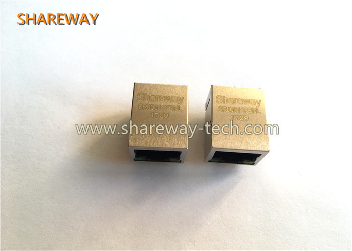 J0G-0009NL Single Port RJ45 Through Hole PCB Jack 10/100/1000 Base T AutoMDIX