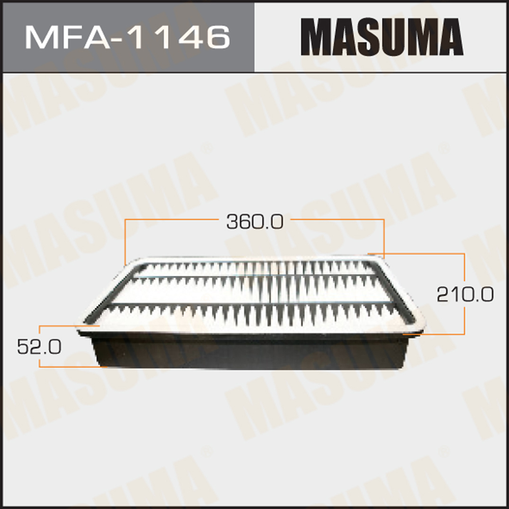 MASUMA Air Filter 17801-30060 for 2000- TOYOTA Auto Car Repair MFA-1146 4560116762033