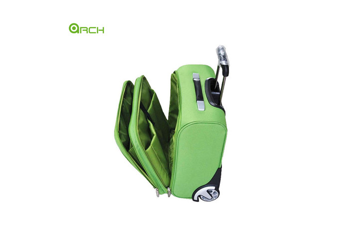 Skate Wheels Carry On 600D Wheeled Trolley Backpack