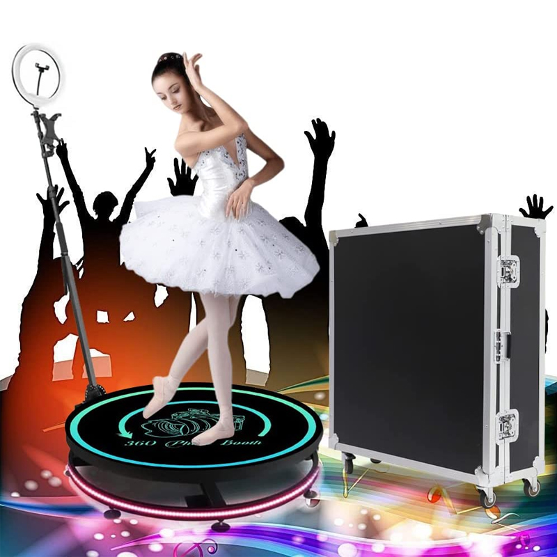 Automatic Slow Motion 360 Photo Booth Platform Remote Control for Wedding