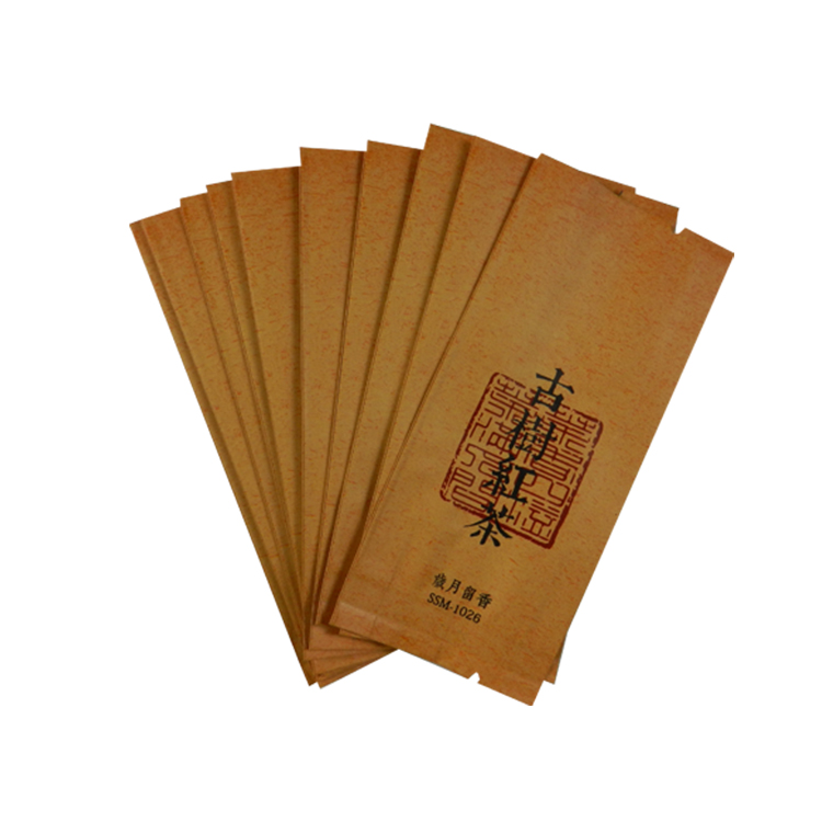 Different Color Recyclable Tea Packaging Pouch Paper Bags For Tea Packaging